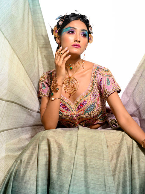 Butterfly inspired lehenga