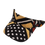Thumbnail: Unisex Ankara Mudcloth Visor (Black Beige Dotted)