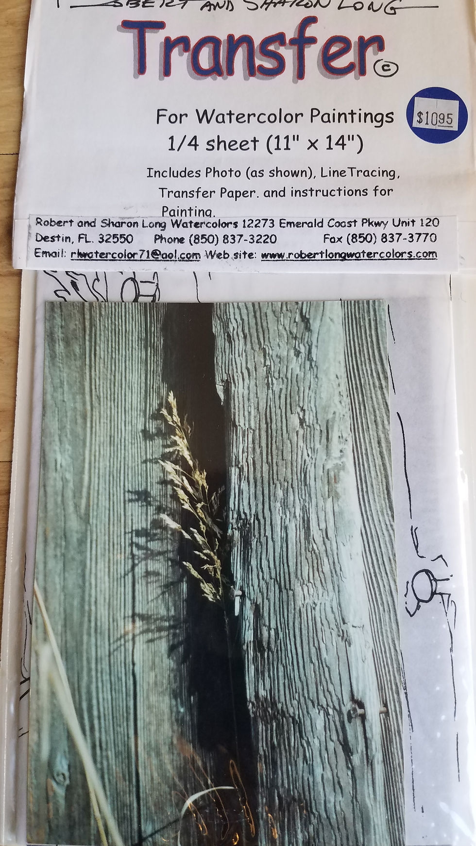 Thumbnail: Old barnwood painting in detail kit Transfer #34