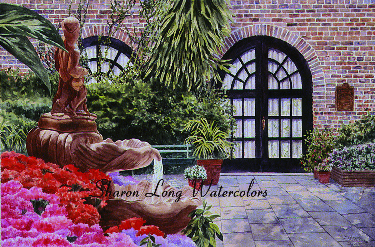 "In the Garden" Matted Limited Edition Print 22x29