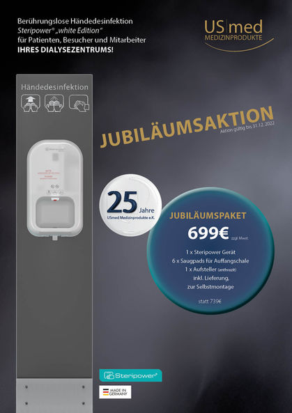 Steripoweraktion zum 25. Jubiläum