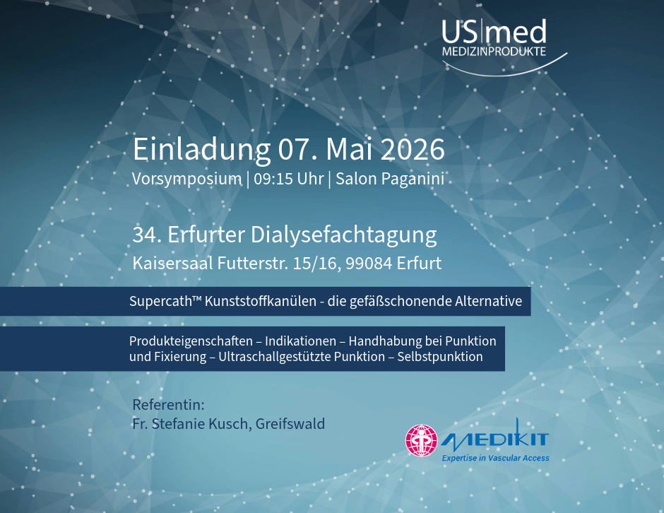 Satellitensymposium anlässlich der 34. Erfurter Dialysefachtagung