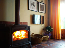 La chimenea...que buena!