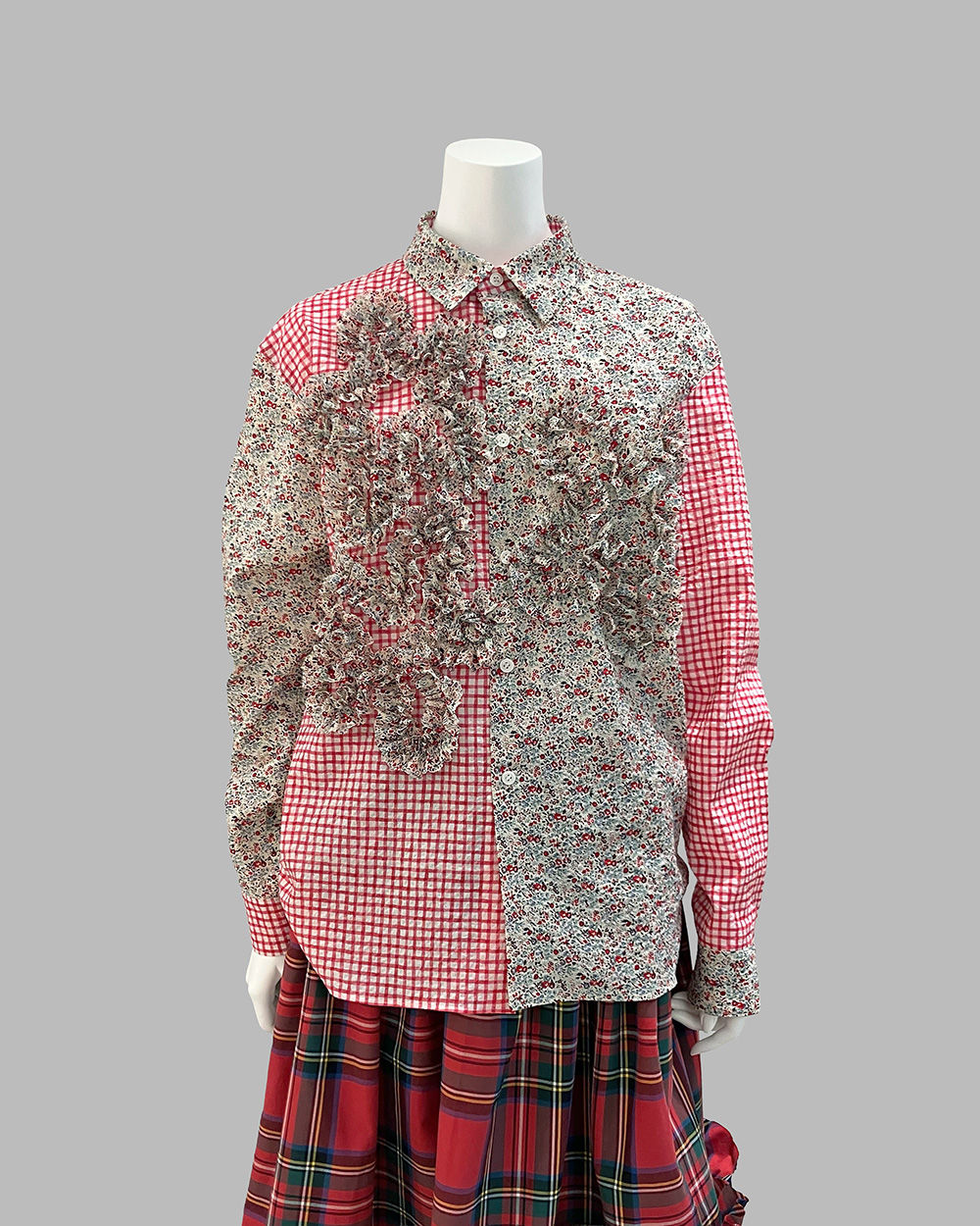 Petite Fleure Frilled Blouse Unisex