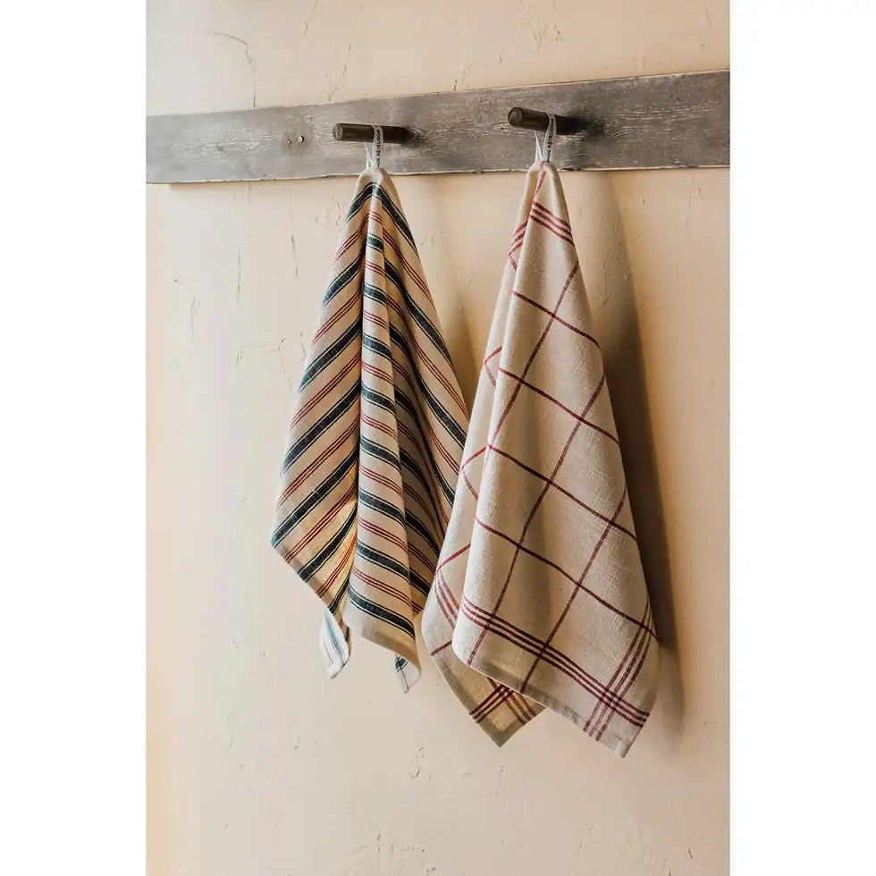 Vintage French Dishtowels