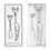 Thumbnail: Silver Stag Cheese Knives - Set of 2