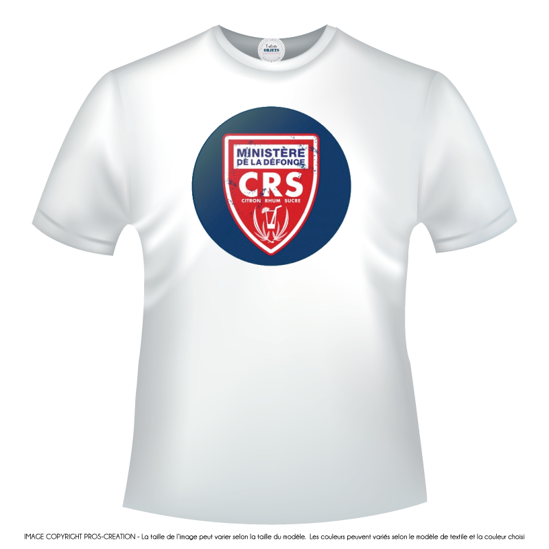 Tee shirt crs citron rhum sucre clearance