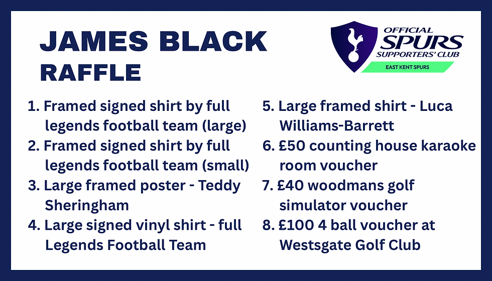 James Black - Raffle Tickets 