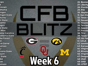 Top 50 NCAA Football Rankings: Week 6