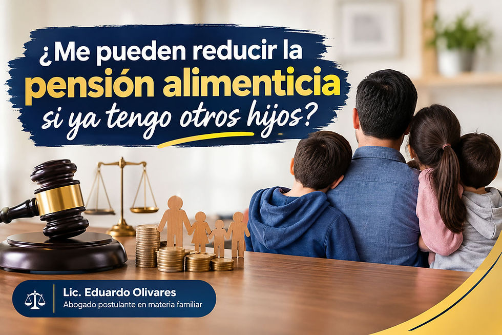 ¿Me pueden reducir la pensión alimenticia si ya tengo otros hijos?