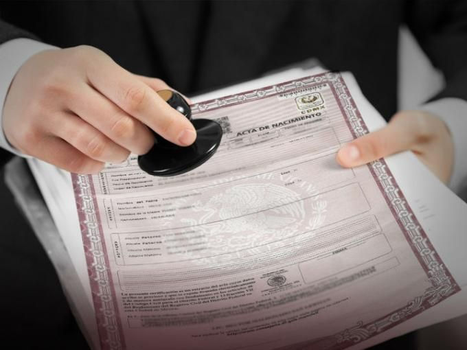 Rectificación de Acta de Nacimiento