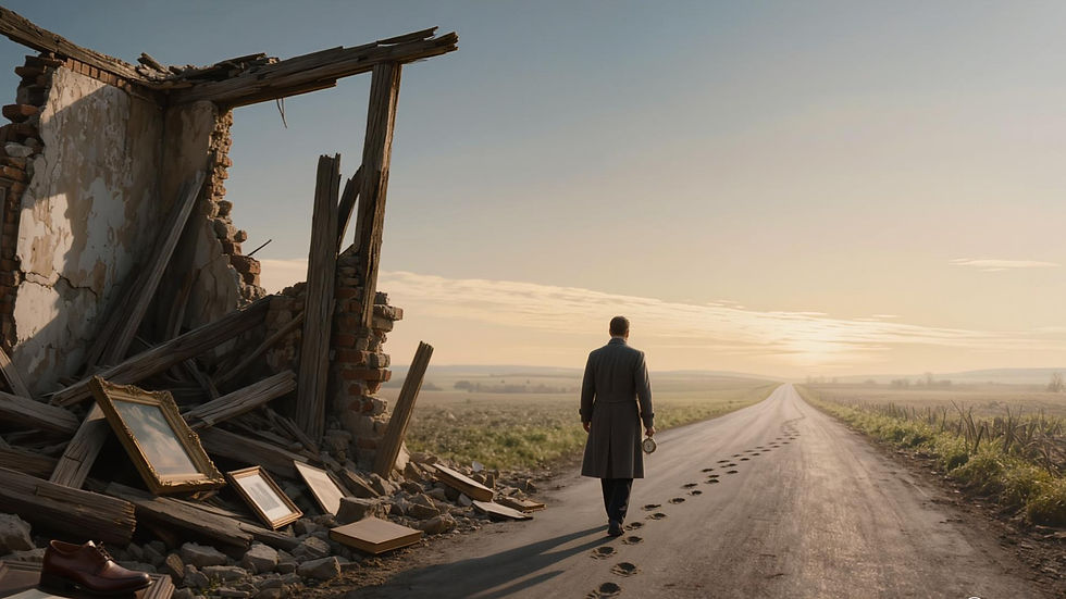 Imagen cristiana que representa cómo Dios transforma el dolor en un proceso de fe, esperanza, restauración y victoria.