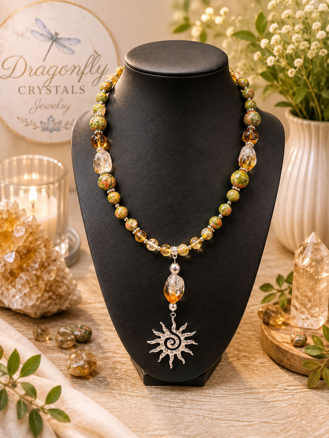 Sunlit Forest Necklace