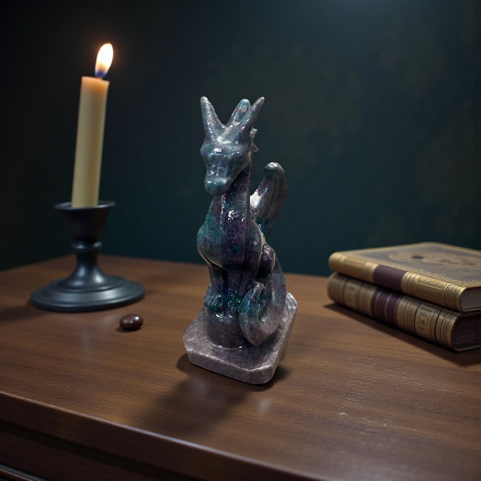 Thumbnail: Hand-Carved Crystal Dragon
