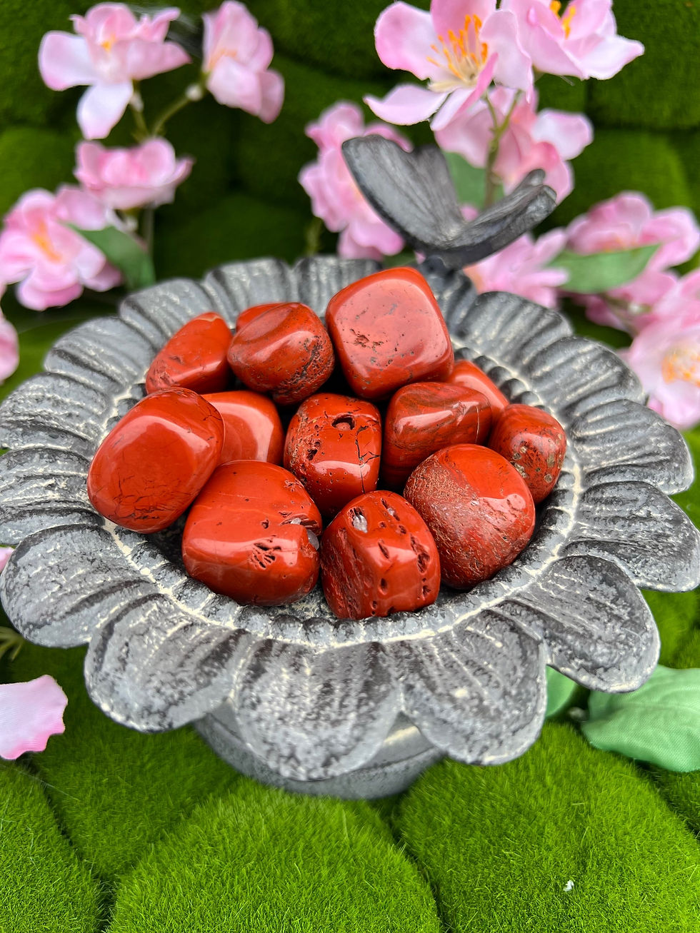 Miniatura: Enhance Vitality & Grounding with Red Jasper Healing Stones