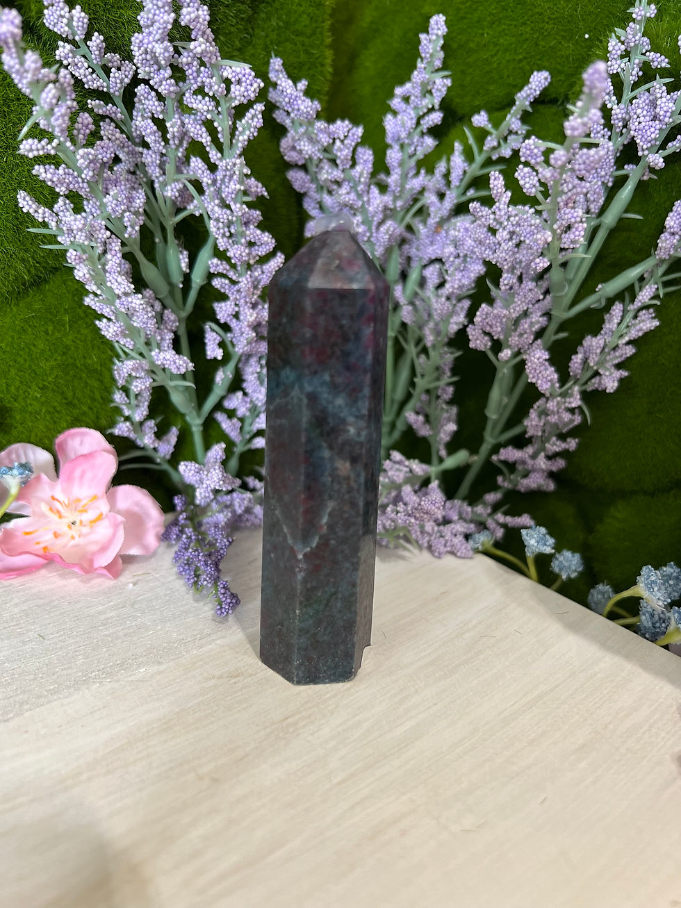 Thumbnail: Ruby Kyanite Points: Uniting Passion and Intuition for Inner Strength