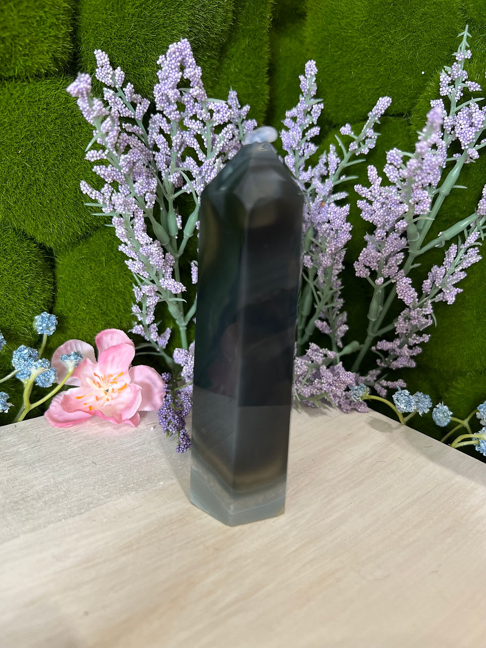 Thumbnail: Black Agate Crystal Points – Healing Crystals for Energy & Balance