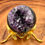 Miniatura: Stunning Amethyst Geode Crystal Spheres for Healing & Decor