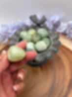 Thumbnail: Attract Abundance and Harmony with Soothing Jadeite Tumbled Stones