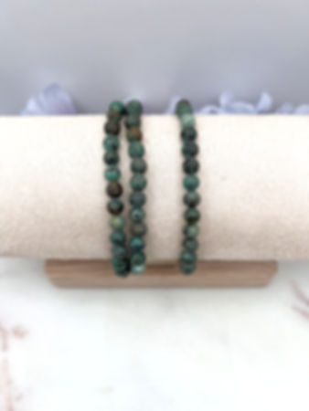 African Turquoise Beaded Bracelets