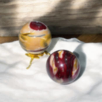 Mookaite Jasper Healing Spheres: Balance & Vitality Crystals