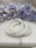 Thumbnail: Pure Selenite Bead Bracelet for Clarity, Peace & Spiritual Healing