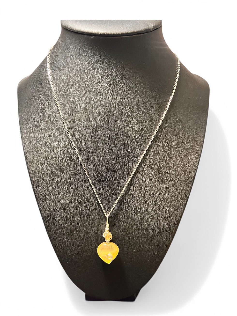 Miniatura: Golden Radiance Yellow Mica Heart 