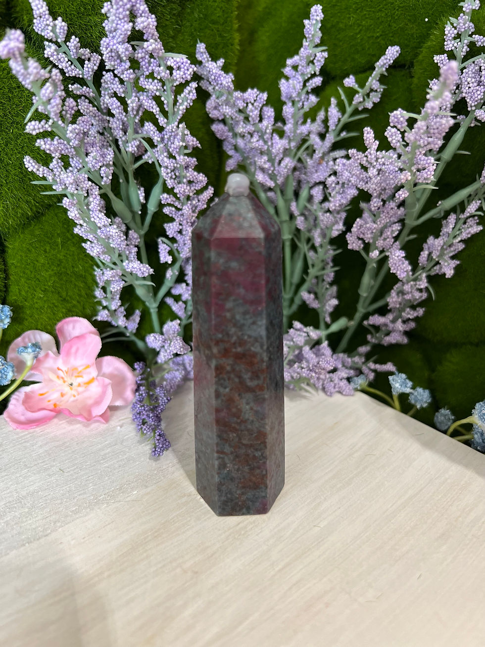 Thumbnail: Ruby Kyanite Points: Uniting Passion and Intuition for Inner Strength