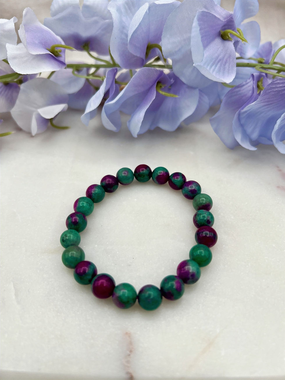 Thumbnail: Ruby in Zoisite Bead Bracelets for Passion