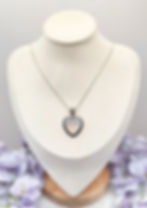 Thumbnail: Mystic Moonstone Heart Pendants: Radiant Crystal Jewelry for Intuition & Balance