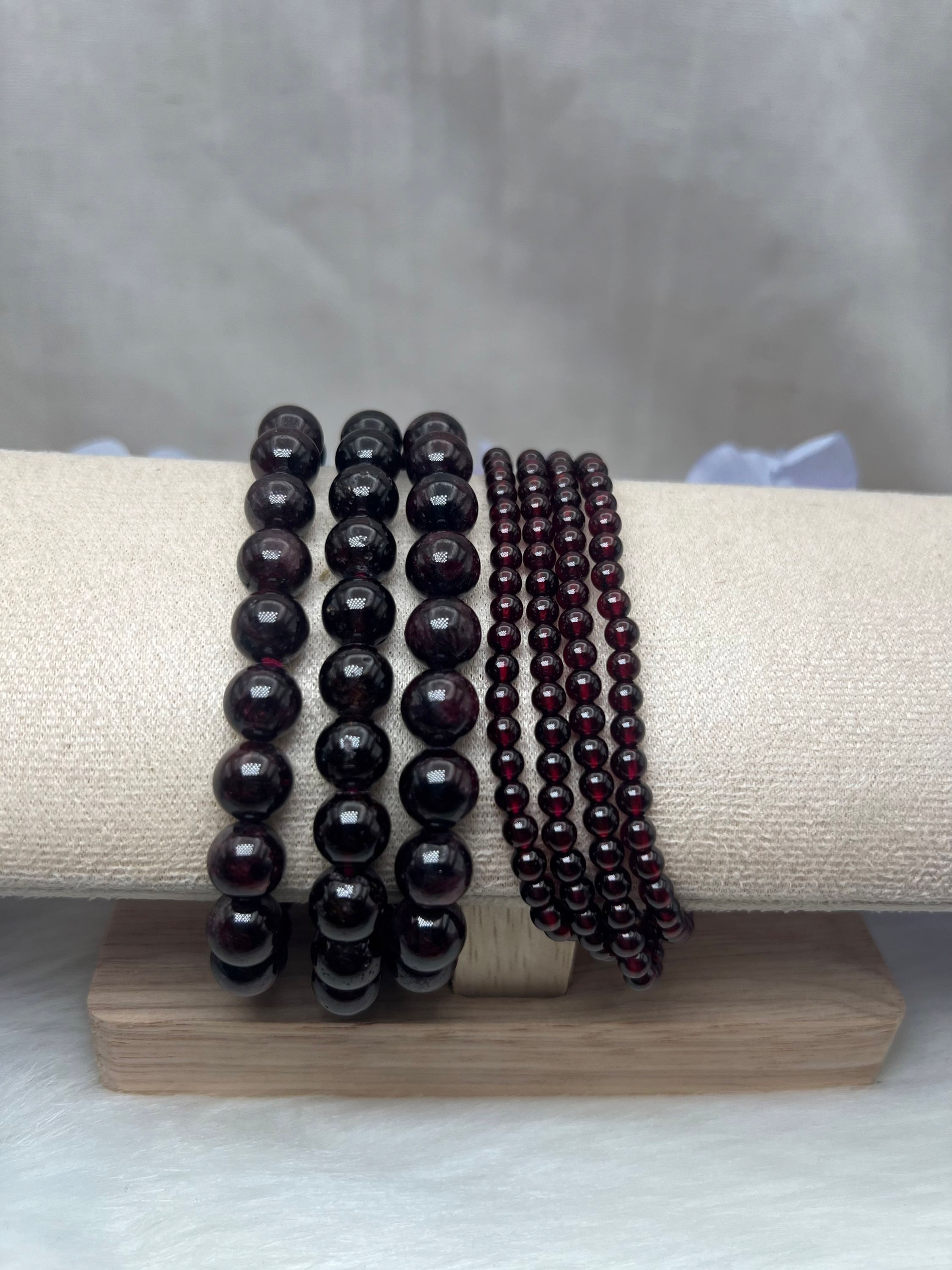 Deep Red Garnet Bracelets: Energy, Passion & Strength for Balance