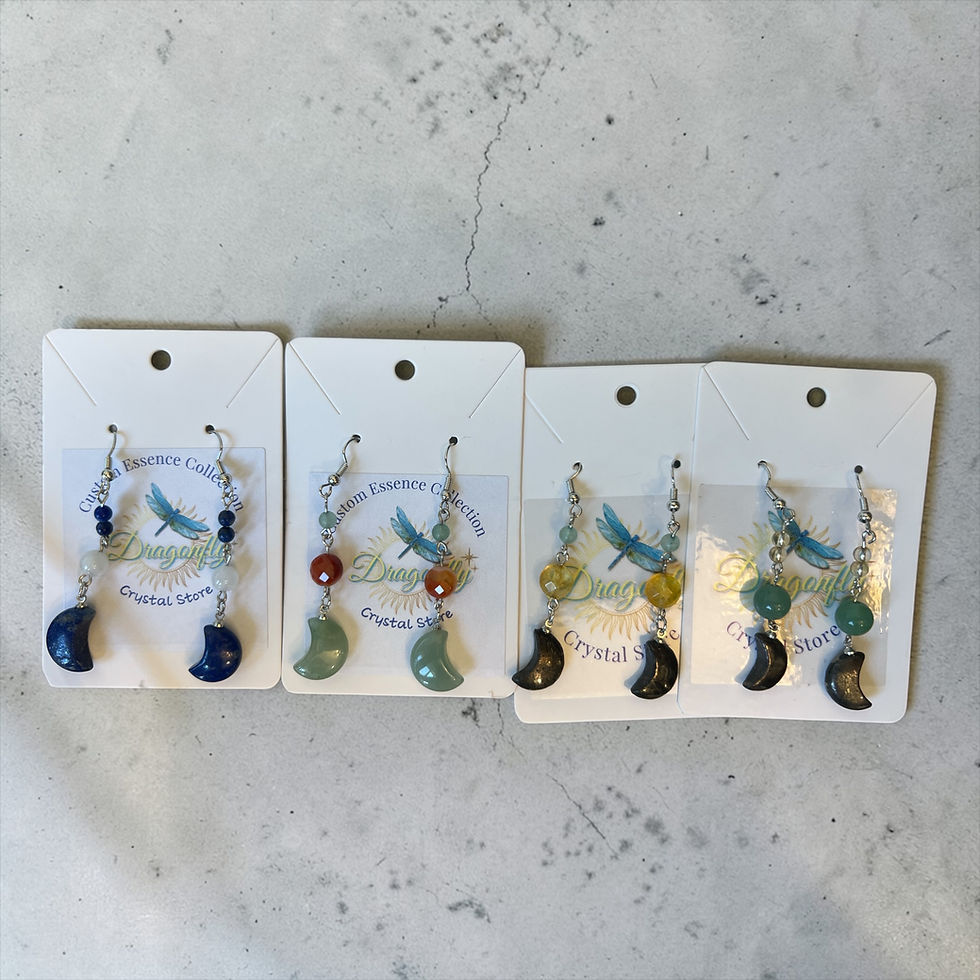 Miniatura: Celestial Crescent Earrings Collection