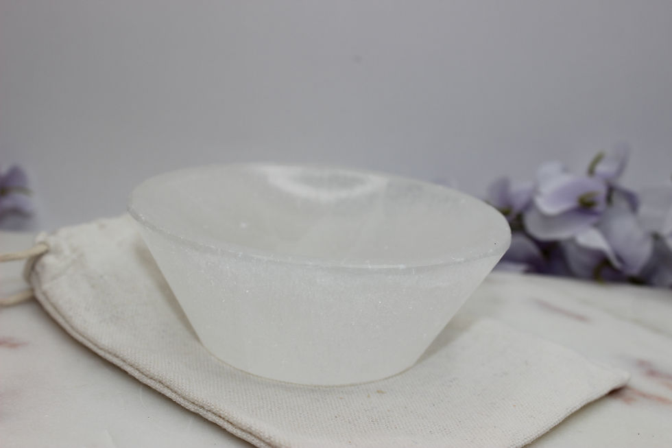Thumbnail: Celestial Radiance: Selenite Bowl Collection for Cleansing and Energy Amplificat