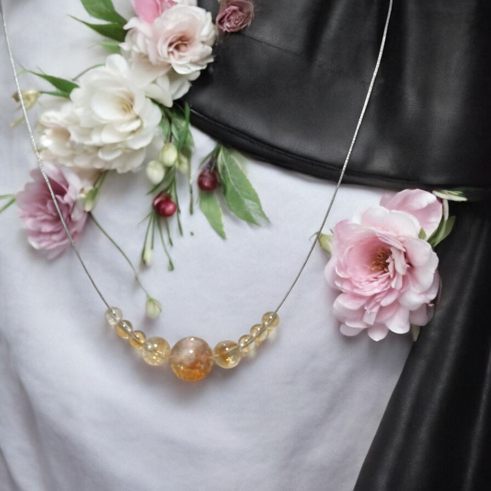 Thumbnail: Eternal Love Gemstone Necklace Collection