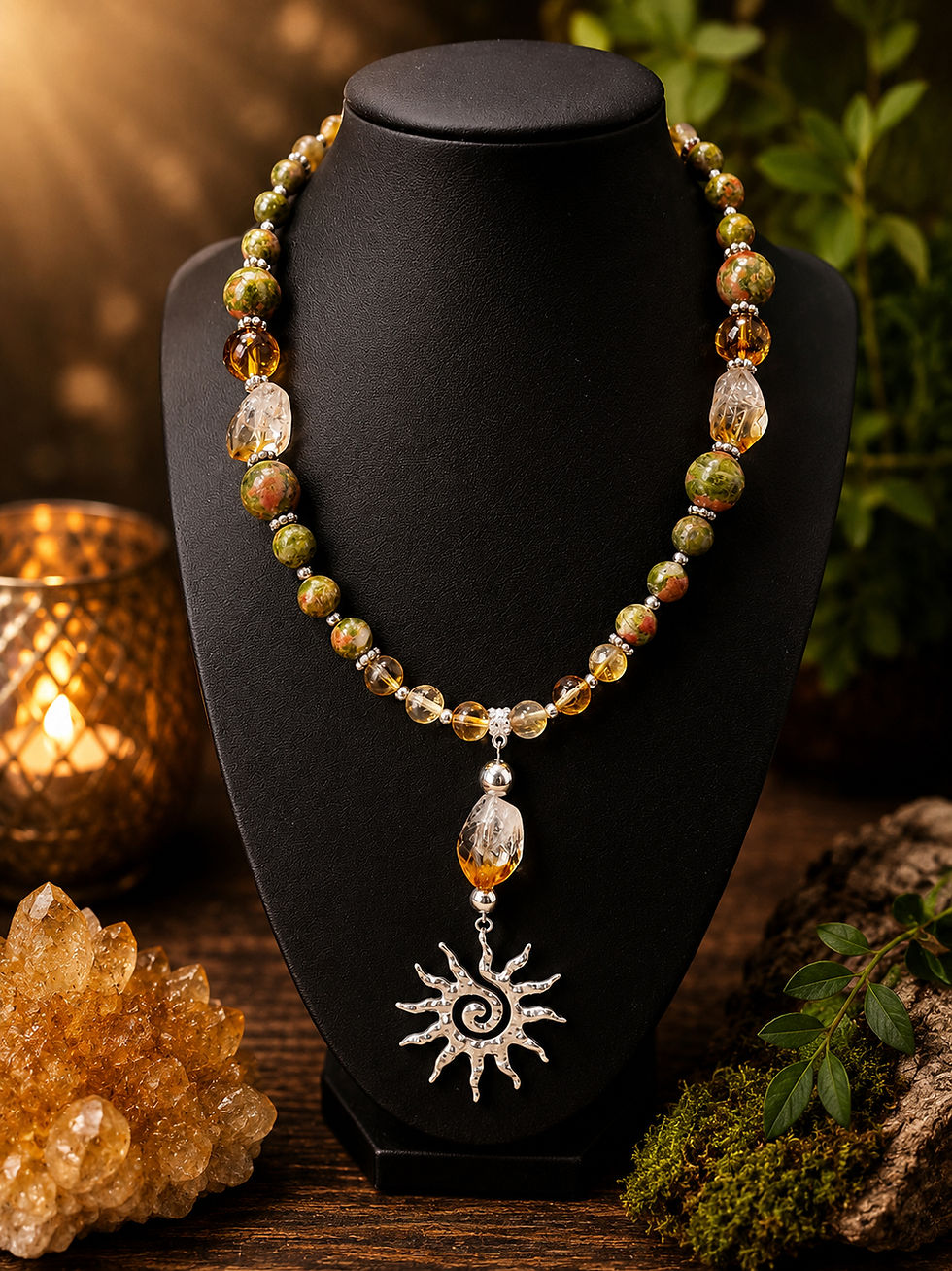 Miniatura: Sunlit Forest Necklace
