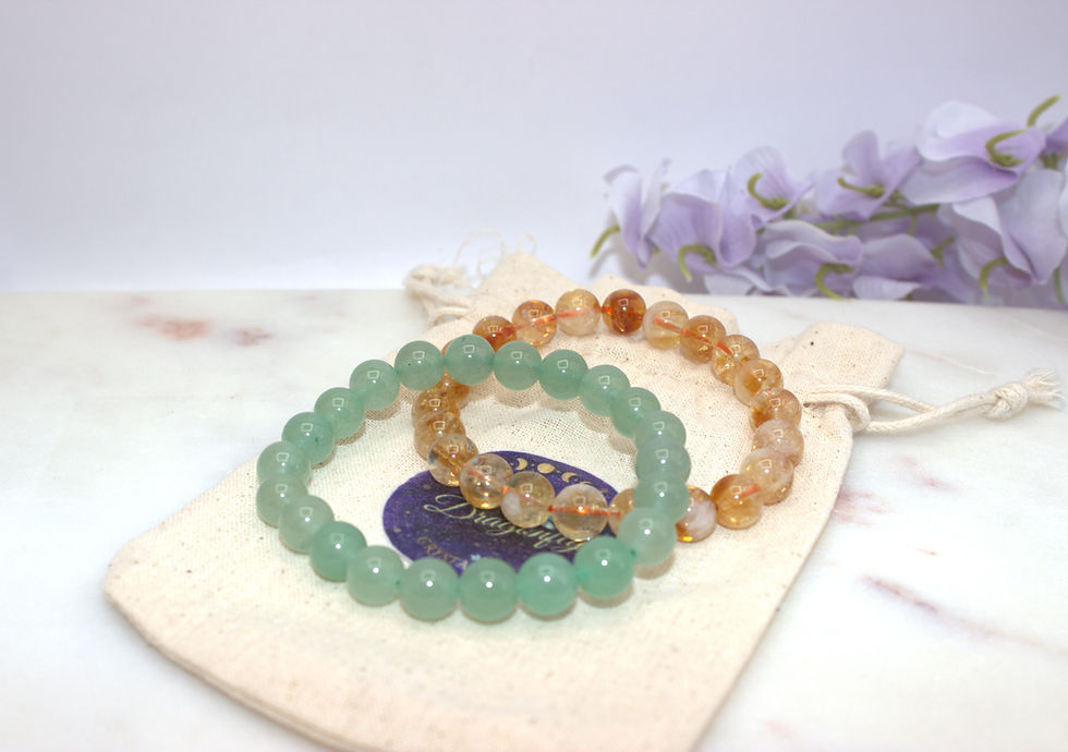 Thumbnail: Green Aventurine and Citrine Bracelet