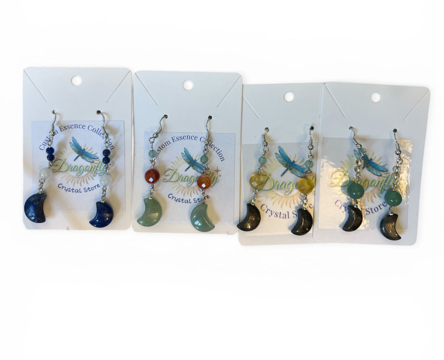 Celestial Crescent Earrings Collection