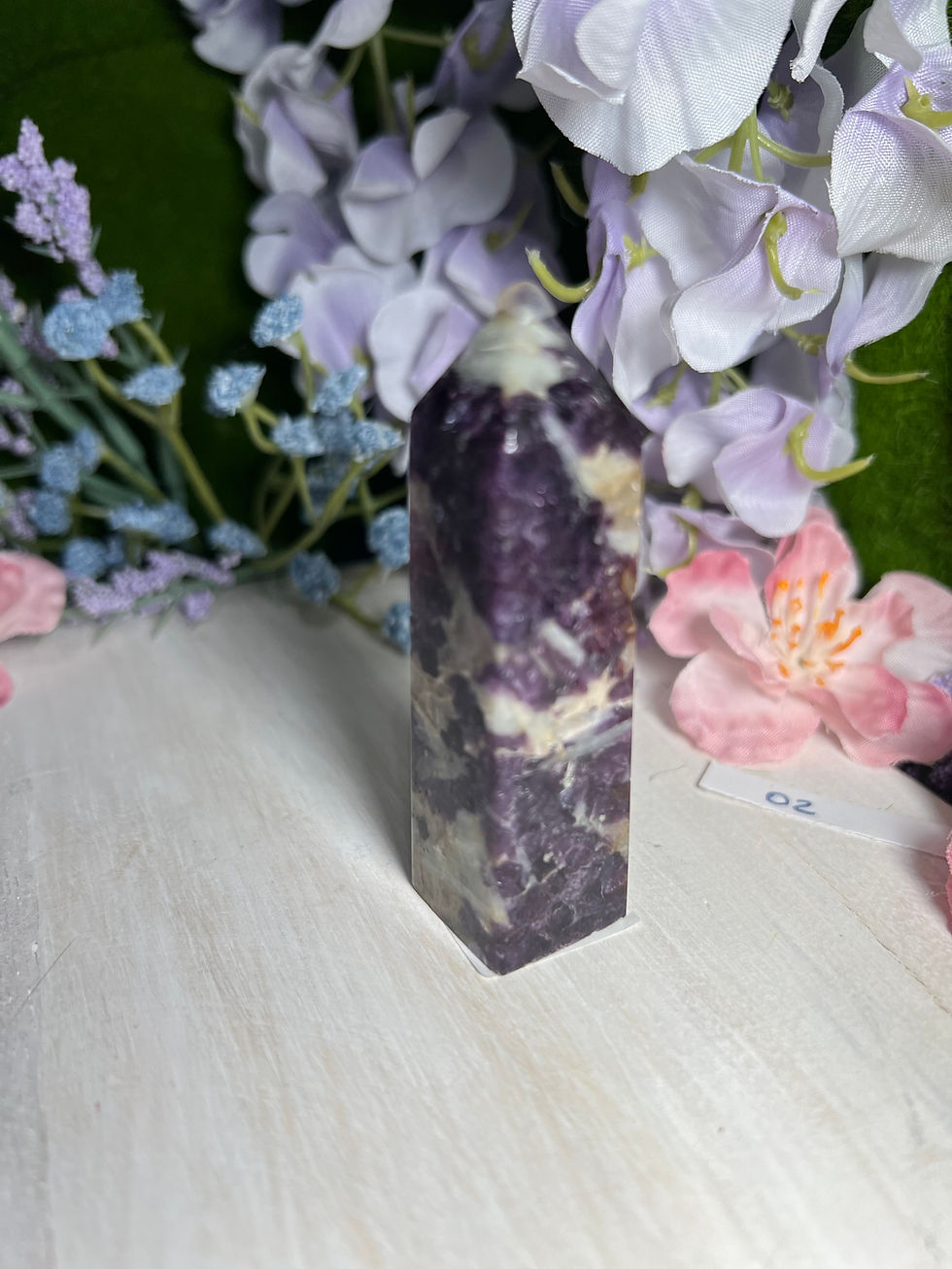 Miniatura: Rare Small  Snowflake Mica Towers for Calm & Healing