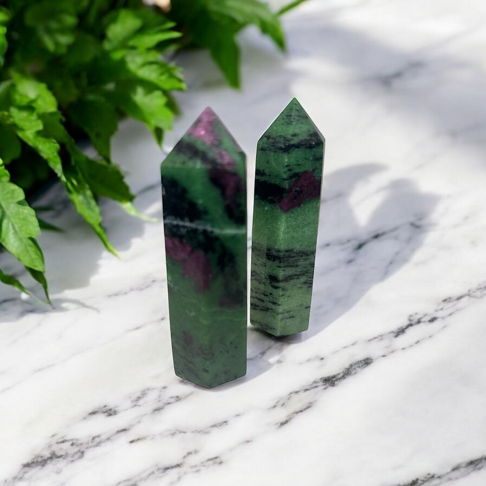Thumbnail: Ruby in Zoisite: Ignite Passion & Vitality for Energized Living