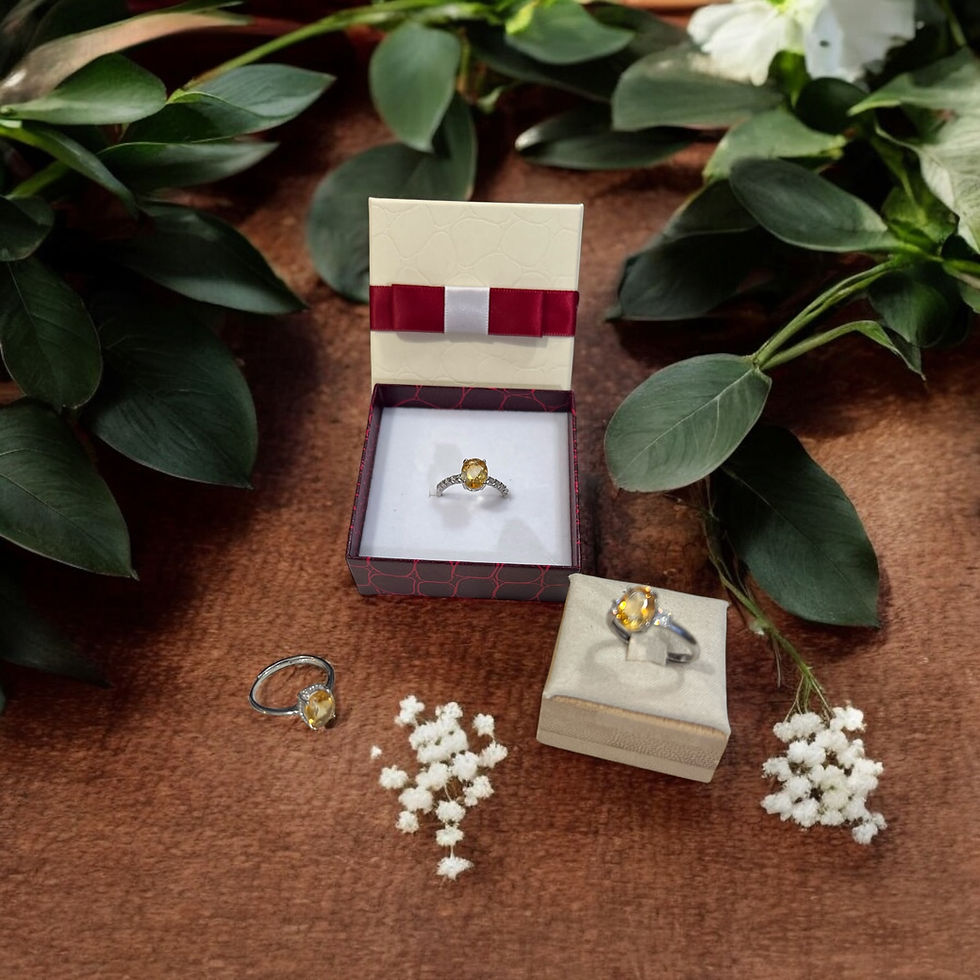 Thumbnail: Radiance in Bloom: S925 Gemstone Ring Collection