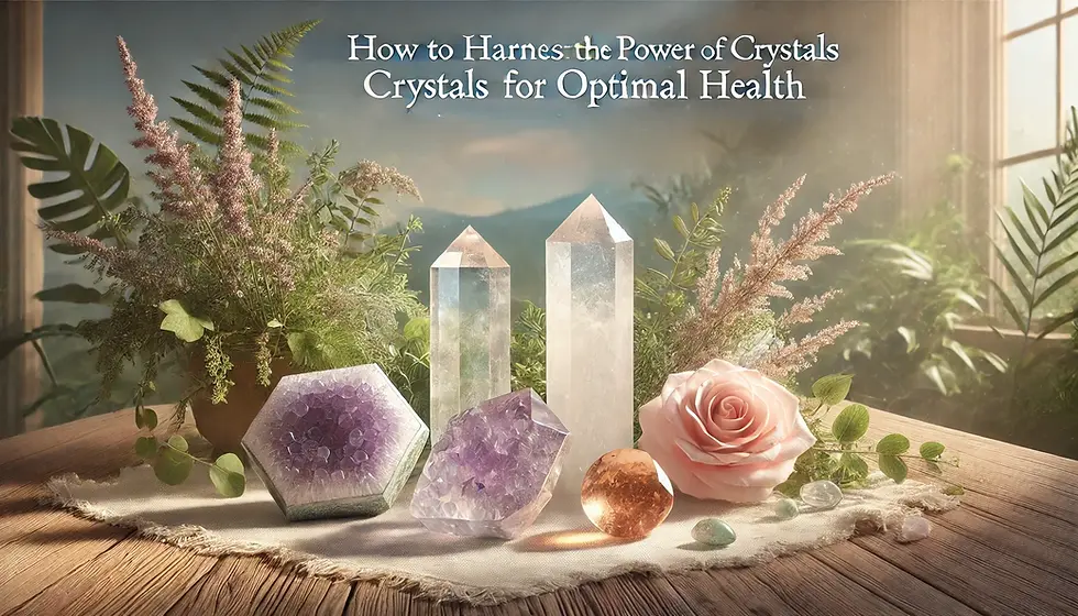 How to Harness the Power of Crystals for Optimal Health: The Top 5 Crystals and Their Healing Properties