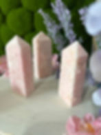 Thumbnail: Delicate Small Pink Aragonite Towers for Healing & Heart Energy