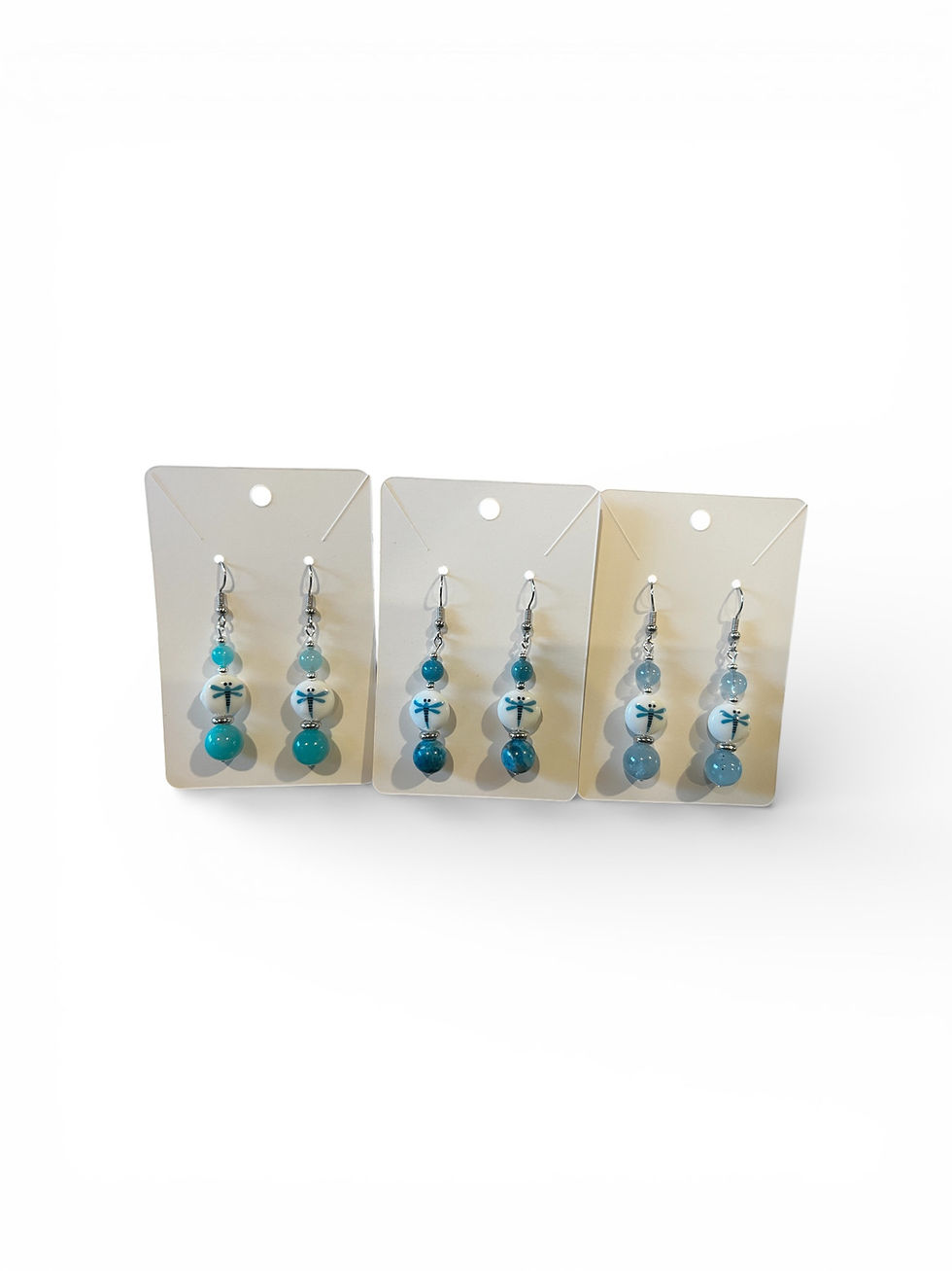 Miniatura: Dragonfly Serenity Crystal Earrings