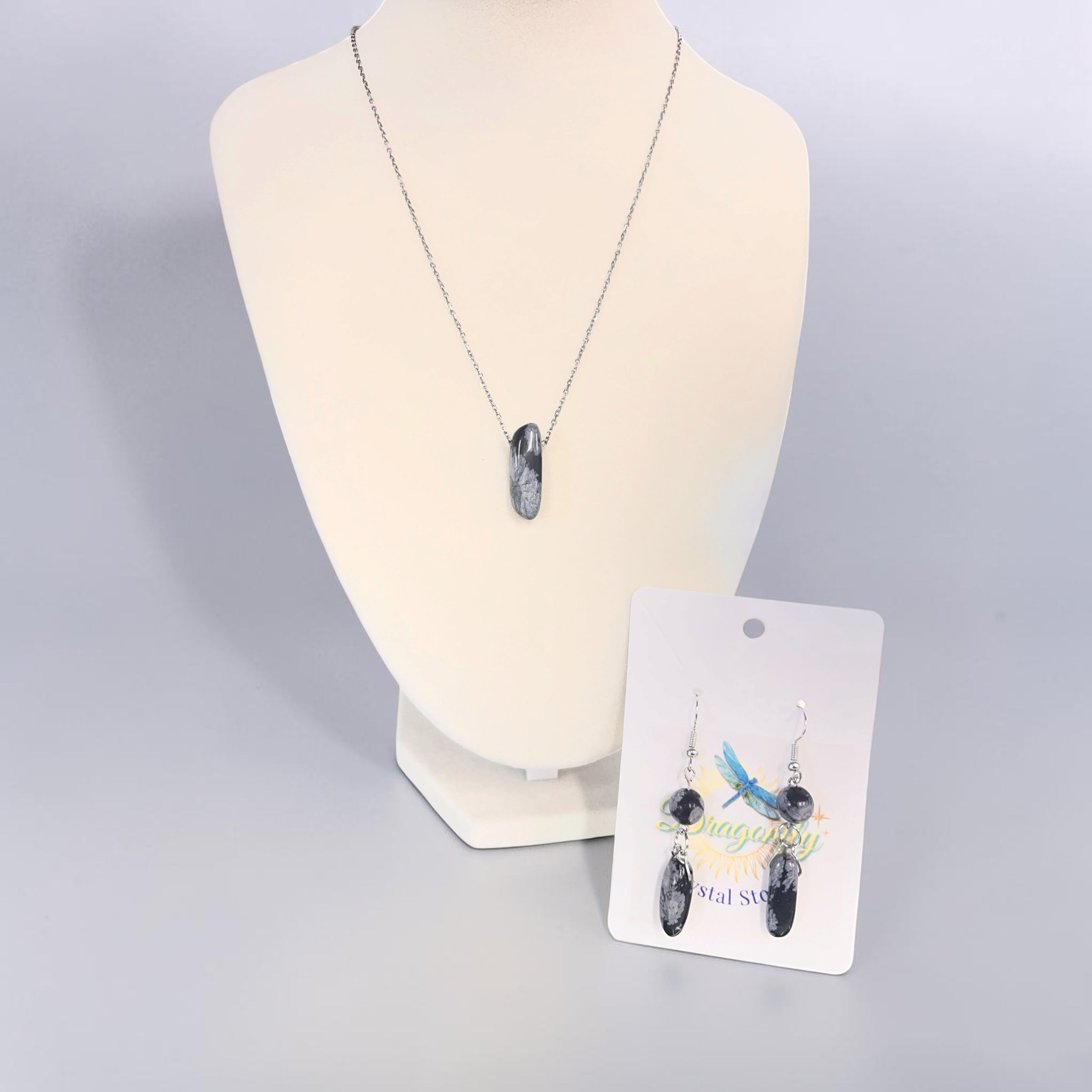 Snowflake Obsidian Protection Set