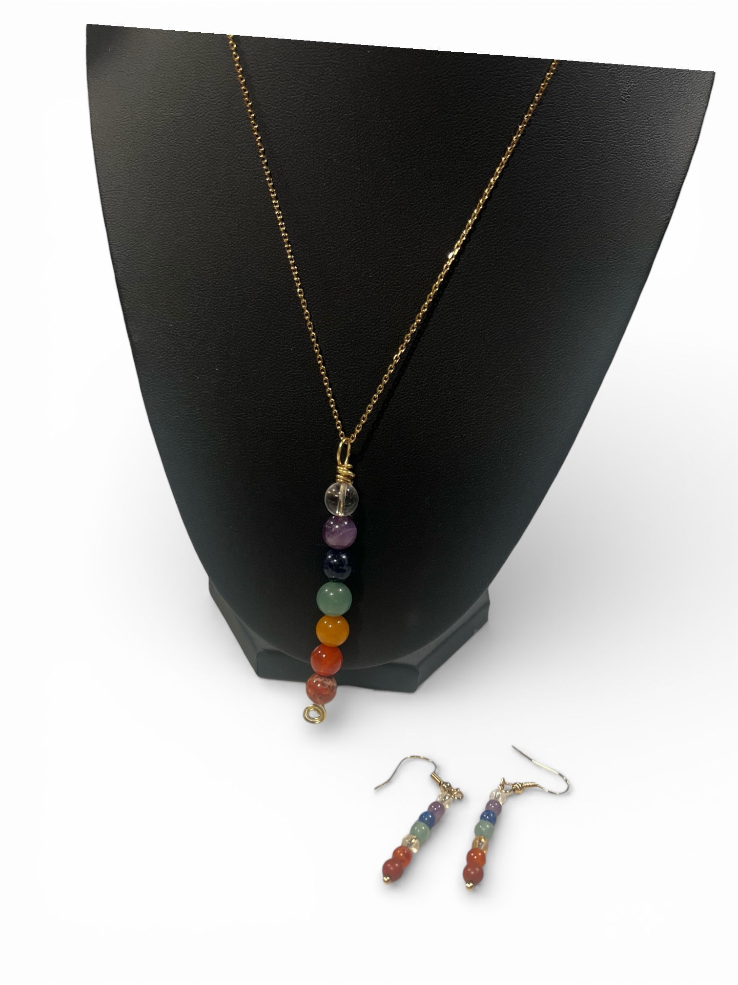 Chakra Alignment Necklace & Earring Set