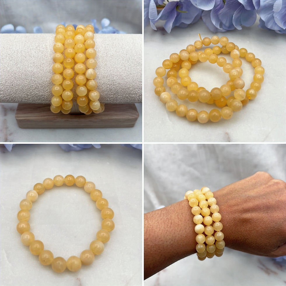 Thumbnail: Yellow Calcite Bead Bracelet