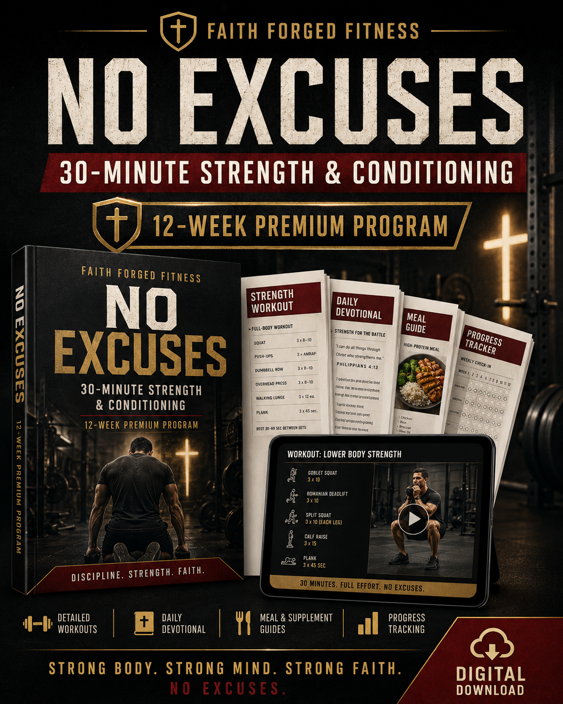 No Excuse 12 Week Workout Program