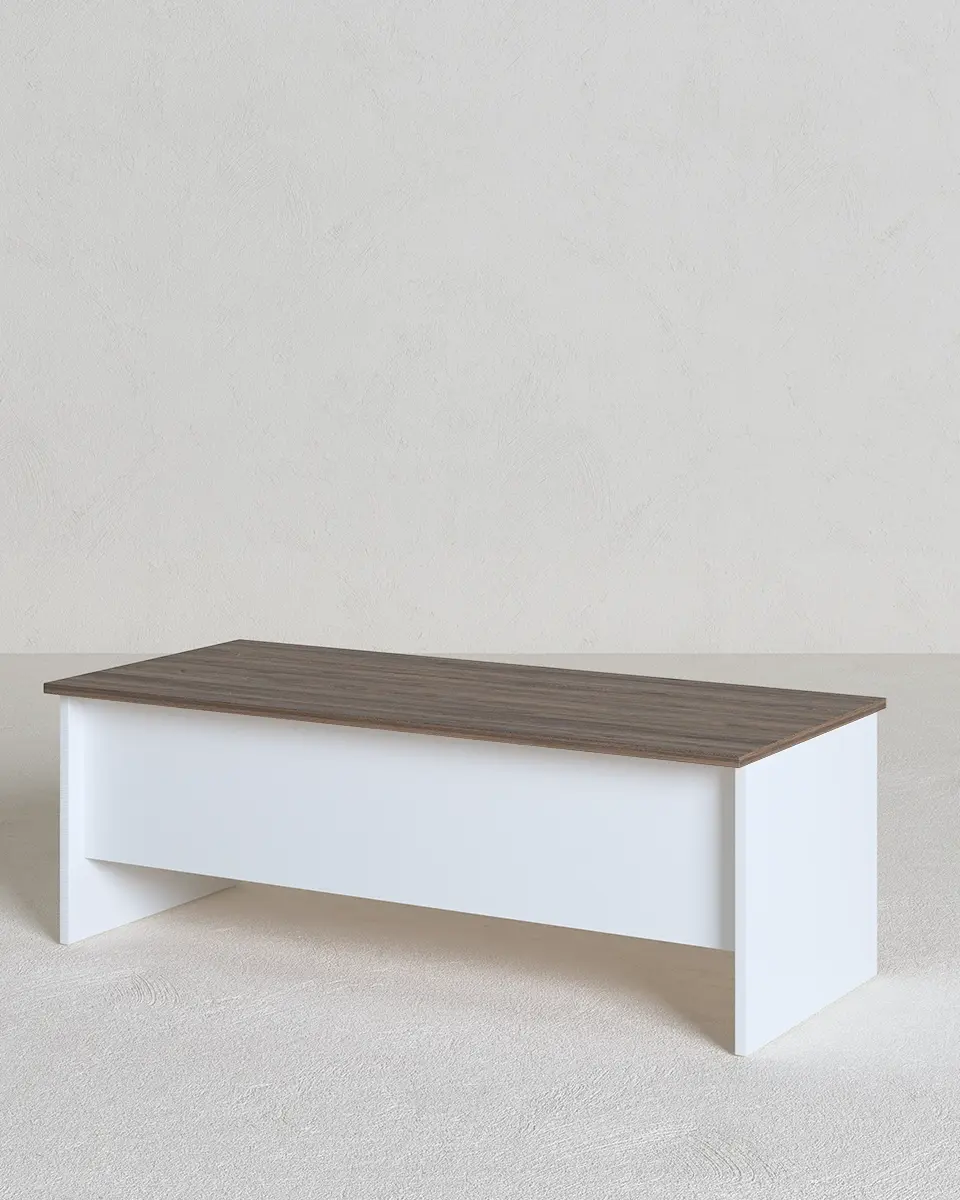 Scrivania Torino direzionale P.90 x L.200 cm - Struttura bianca