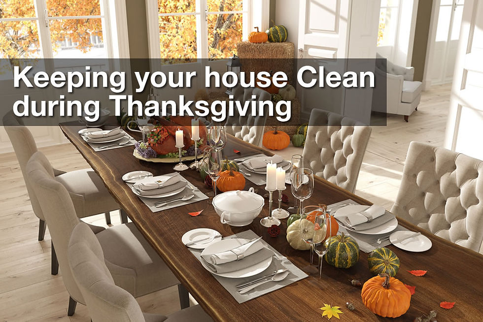 Seattle's Best Maids keeping your house clean during Thanksgiving