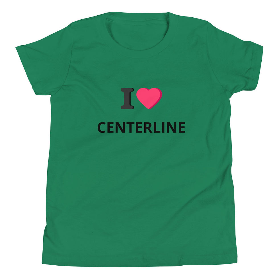 Thumbnail: Youth T-Shirt - I Love Centerline